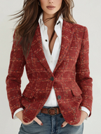 Audrey | Plaid Blazer