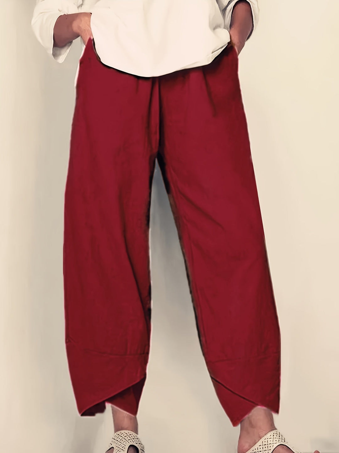 Judith | Pantalon Élégant Confortable Avec Poches Latérales