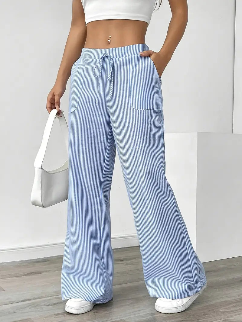 Élise | Pantalon à rayures