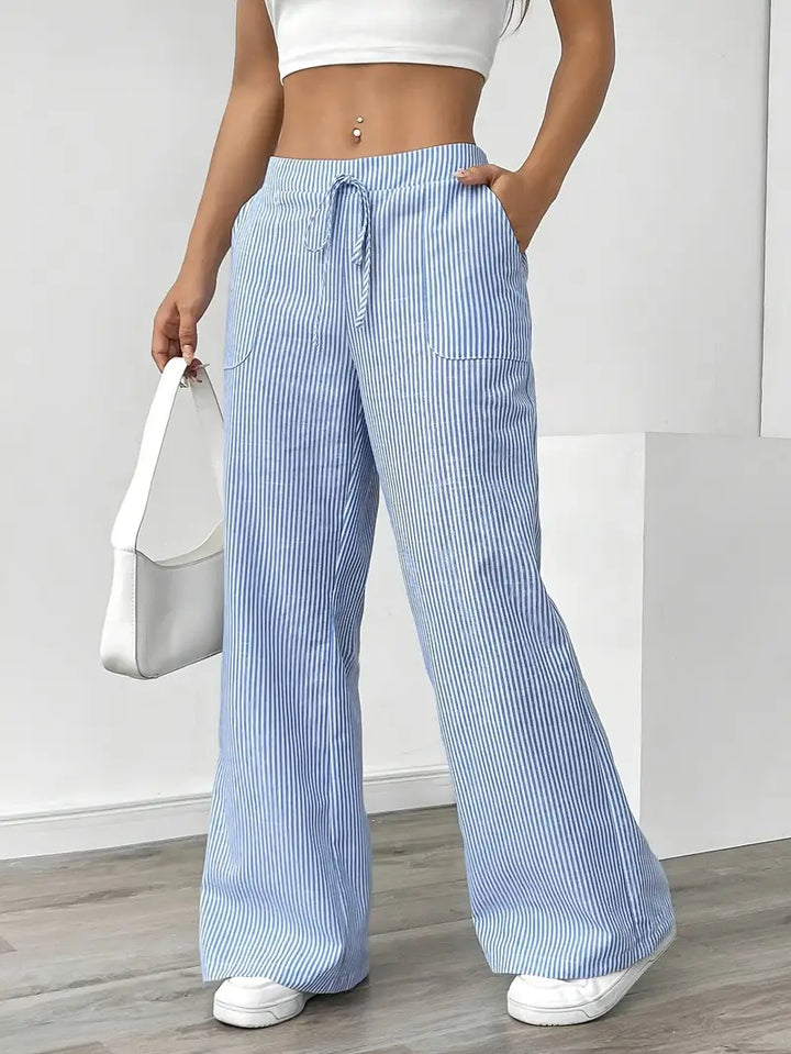 Élise | Pantalon à rayures