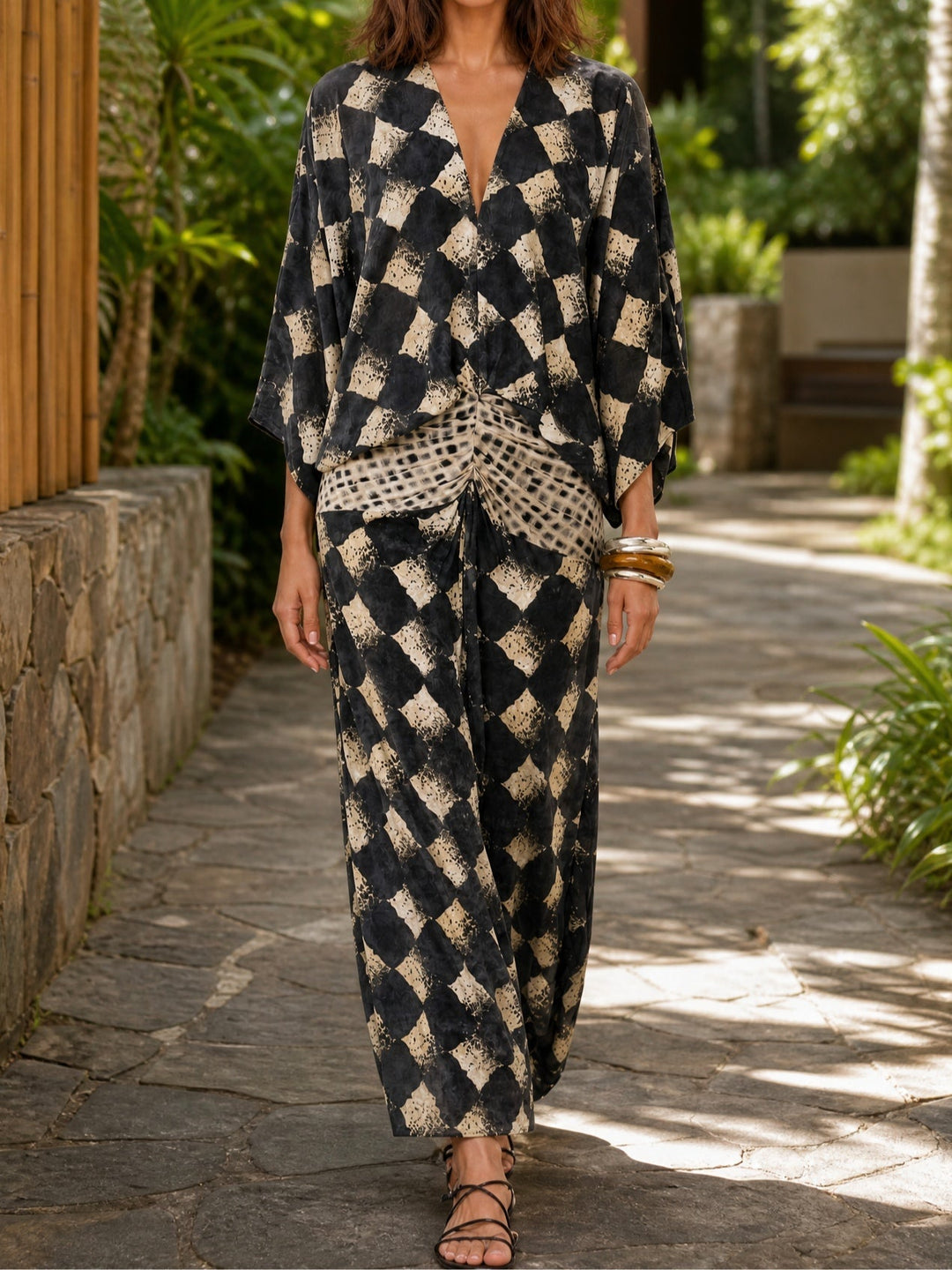 Maelia | Draped jumpsuit