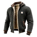 Nathaniel | Sherpa-Lined Waffle Jacket