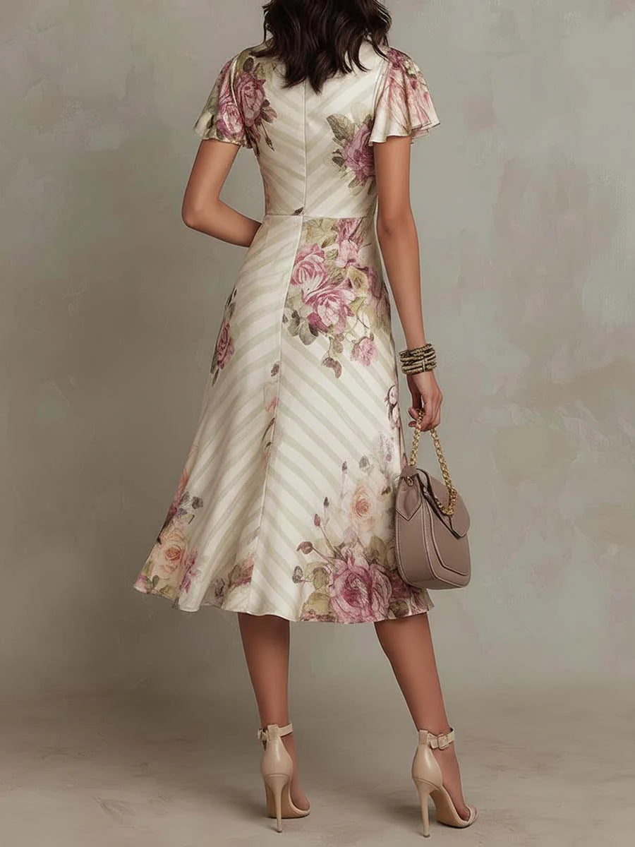 Margareth | Robe vintage fleurie