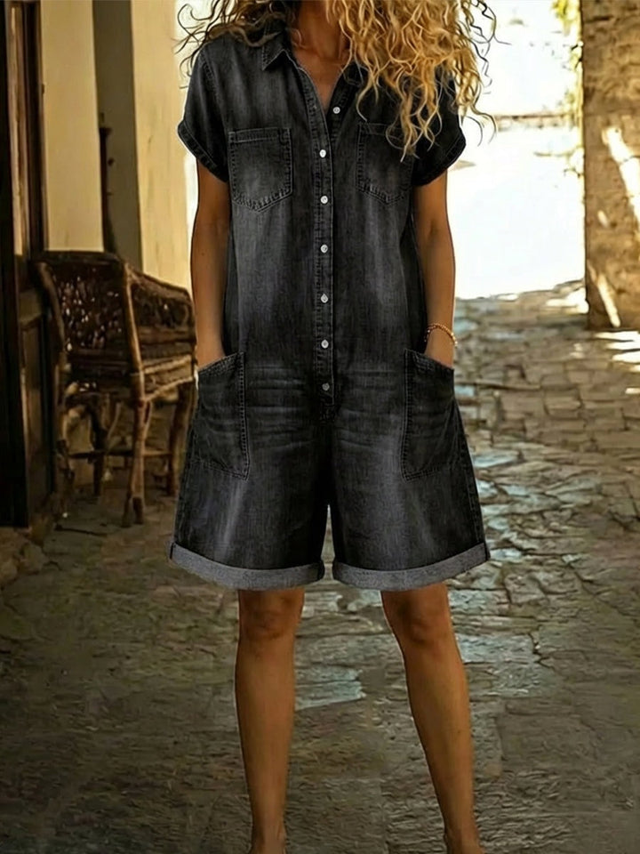 Leticia | Combishort en jean