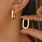 Elegant geometric hoops