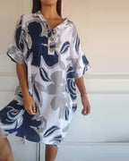 Samantha | Robe-chemise à fleurs