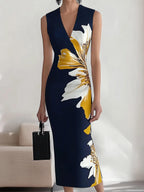 Lidia | Floral Print Midi Dress