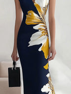 Lidia | Floral Print Midi Dress