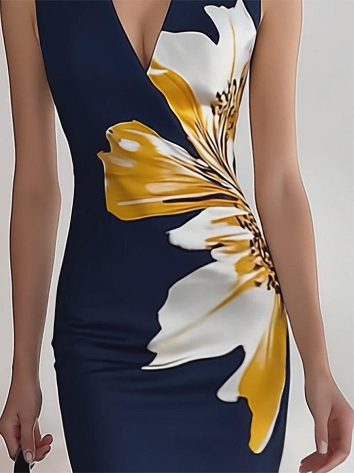 Lidia | Robe midi à imprimé fleuri