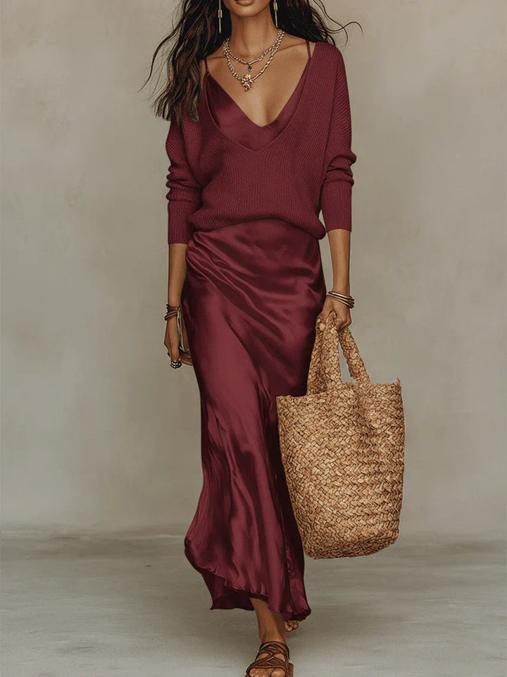 Roxane | Robe midi sophistiquée