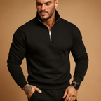 The Levington Men’s Half Zip Knitted Sweater