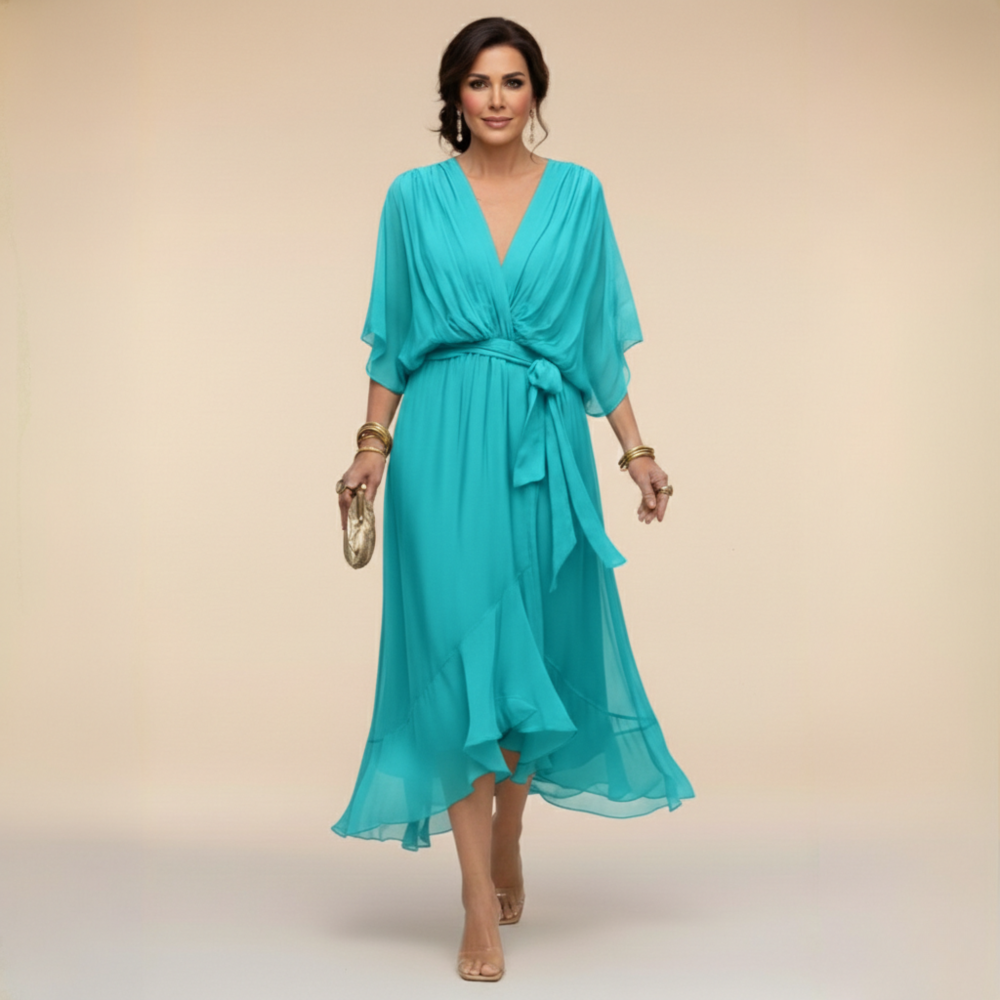 Montserrat | V-neck dress