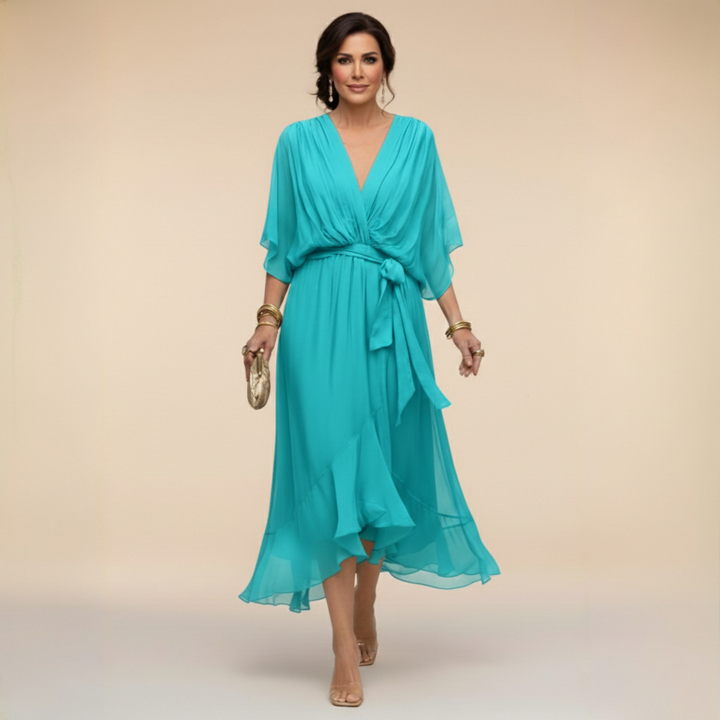 Montserrat | Robe à décolleté en V
