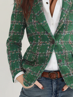 Audrey | Plaid Blazer