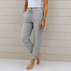 Anna | Premium Breathable Linen Stretch Trousers