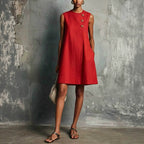 Margot | Linen Mini Dress