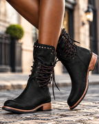 Ciss | Vintage Lace-Up Boots