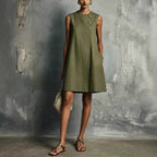 Margot | Linen Mini Dress