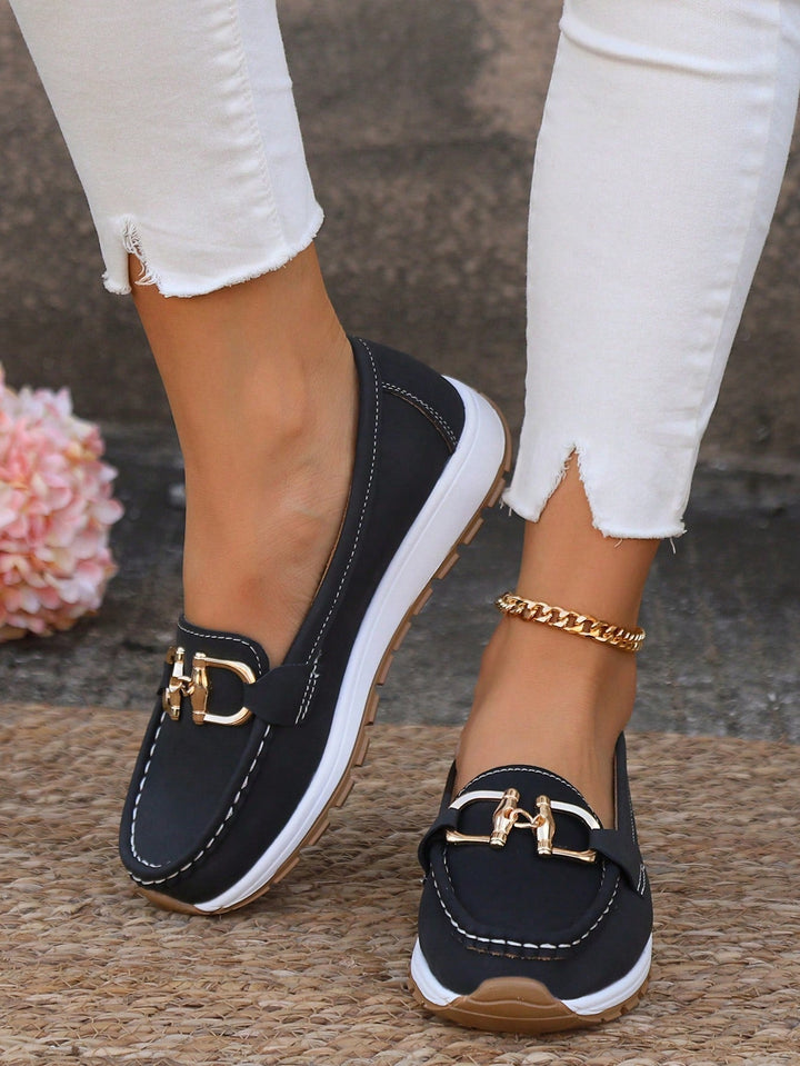 Ellie | Mocassins plats à boucle