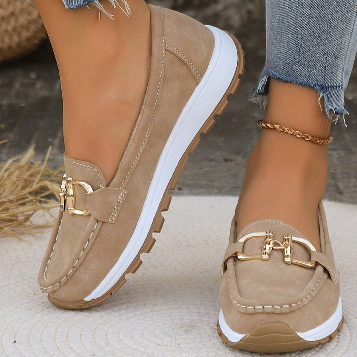 Ellie | Mocassins plats à boucle