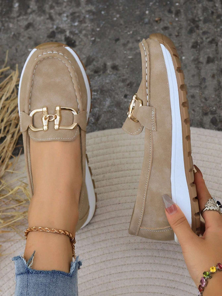 Ellie | Mocassins plats à boucle