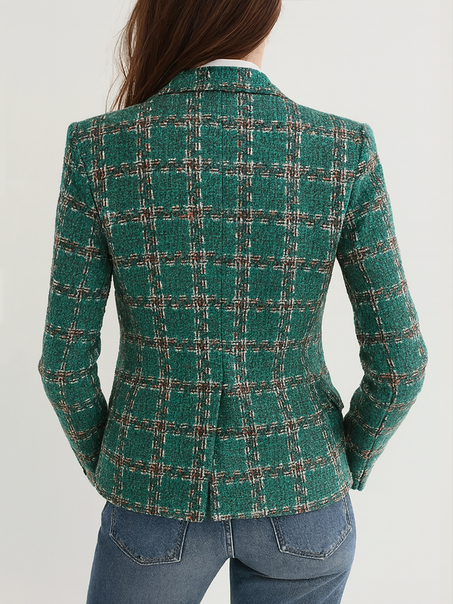Audrey | Plaid Blazer