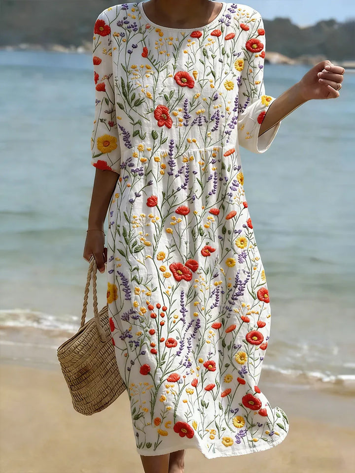 Christina | Robe imprimée florale