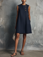 Margot | Linen Mini Dress