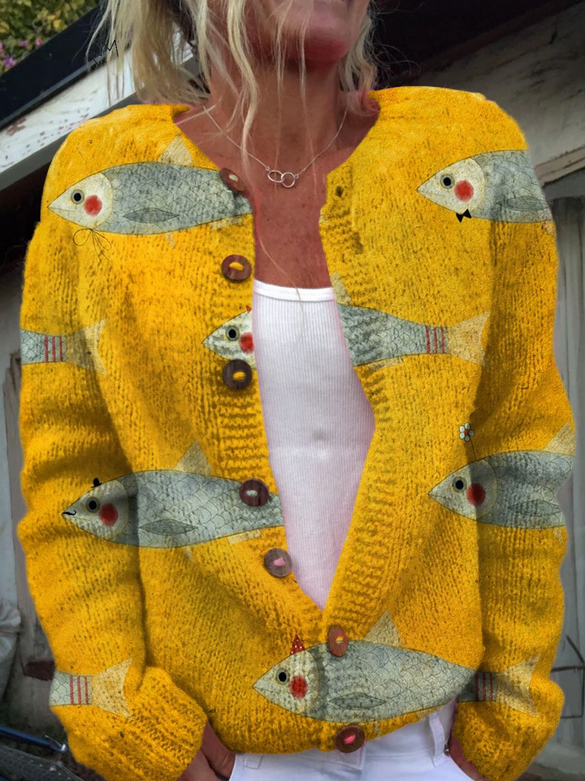 Ava | Vintage Knit Cardigan Sweater