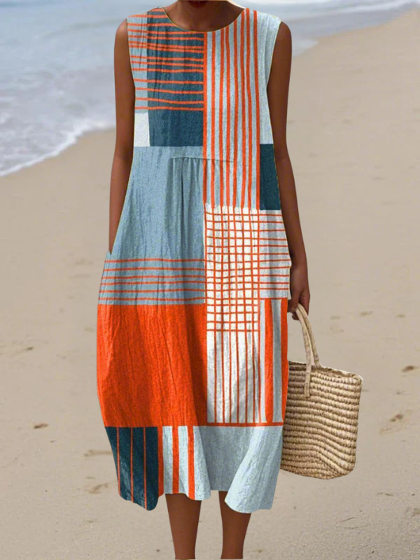 Kimber | Robe Midi Géométrique
