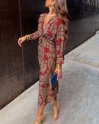 Julieta | Printed midi dress