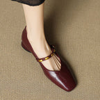 Zyra | Genuine Leather Flats