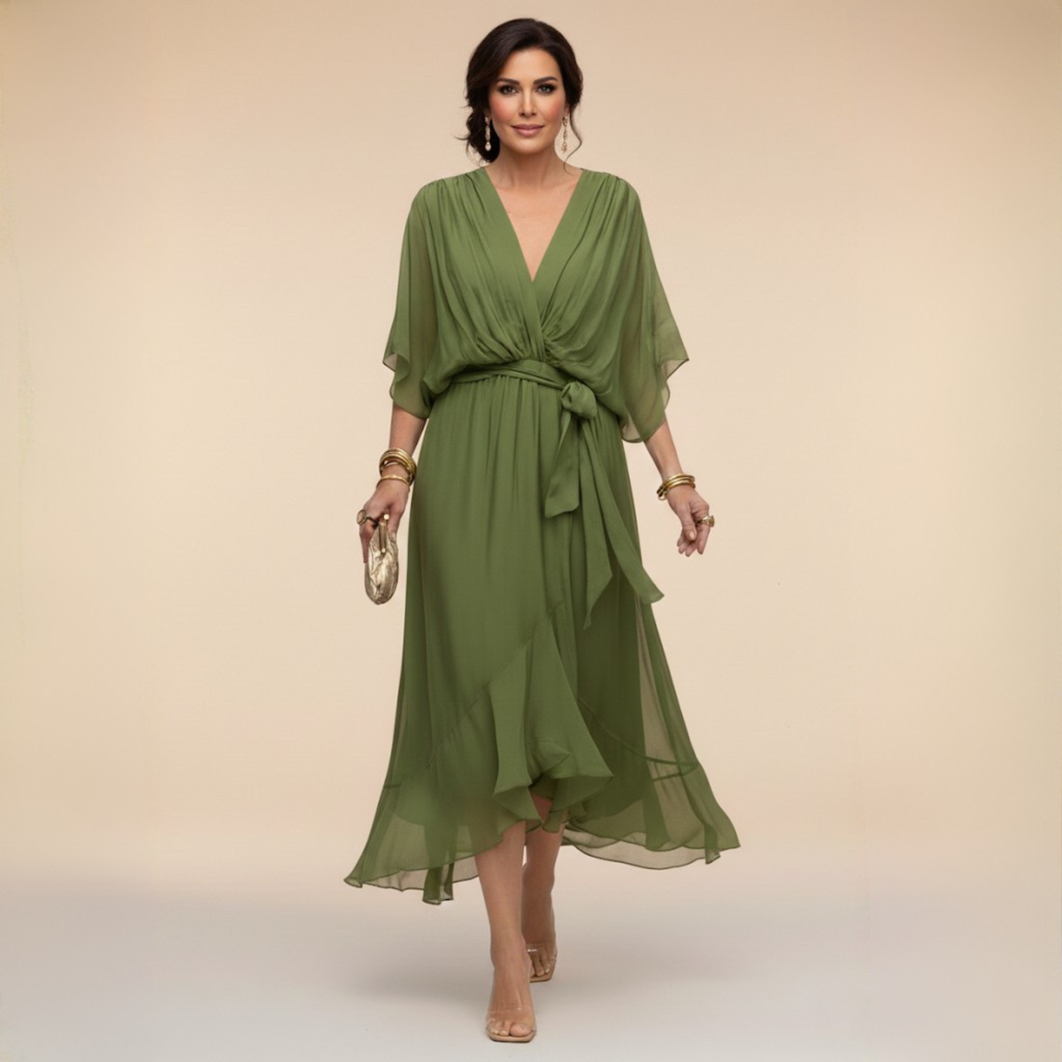 Montserrat | V-neck dress