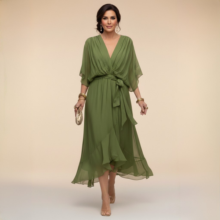Montserrat | Robe à décolleté en V