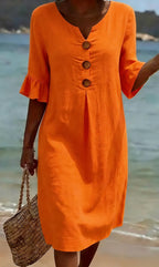Amaia | Elegant linen dress