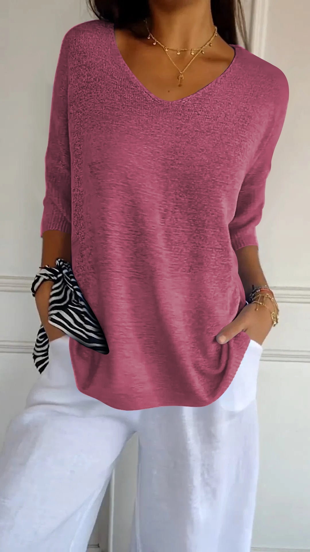 Clovelly | Timeless V-Neck Top