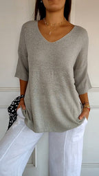 Clovelly | Timeless V-Neck Top