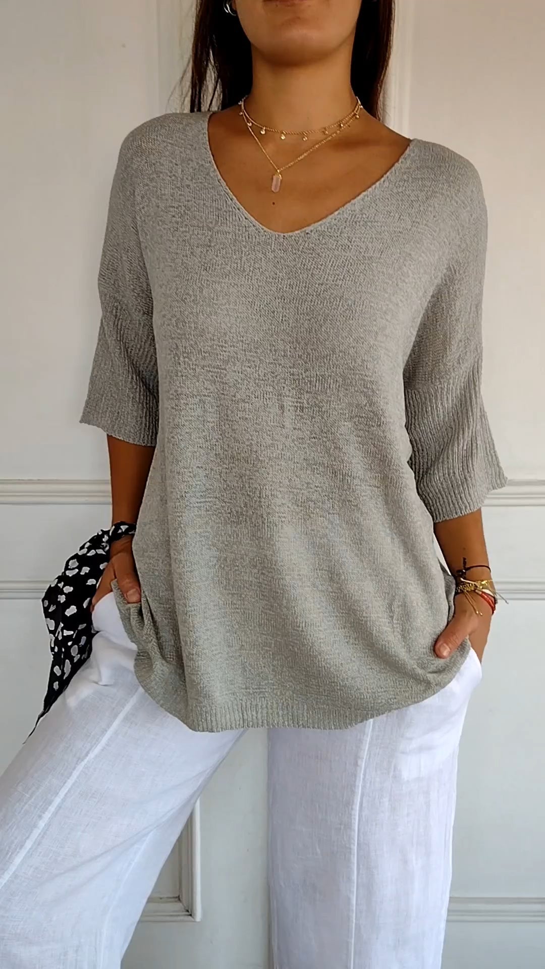 Clovelly | Timeless V-Neck Top