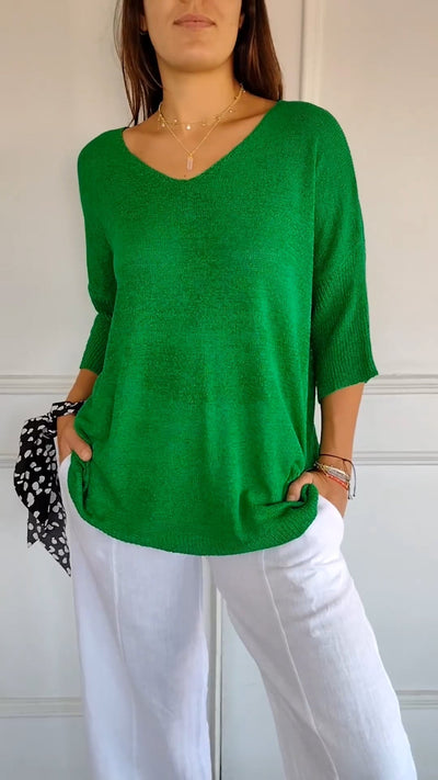 Clovelly | Timeless V-Neck Top