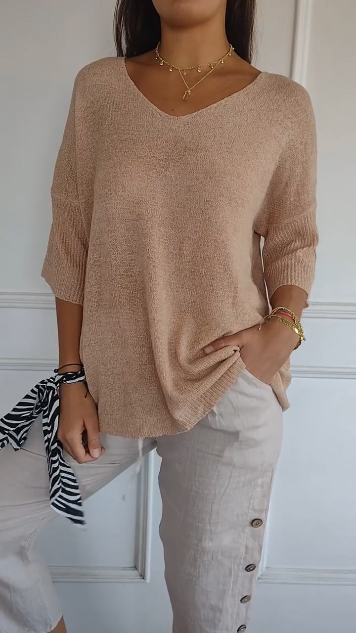 Clovelly | Timeless V-Neck Top