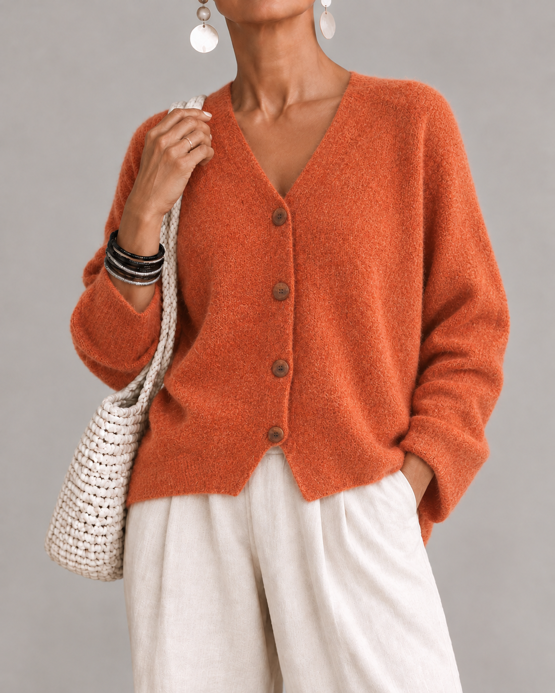 Mariah | Elegant oversized cozy cardigan