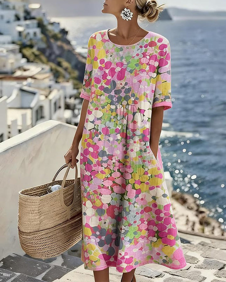 Eleonor | Robe midi fleurie