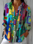 Freja | Abstract Blouse