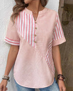 Meline | Soft Striped Blouse