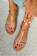 Ludovika | Golden Sandals Spring