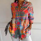 Selina | Colorful print blouse