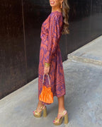 Julieta | Printed midi dress