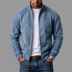 Thatcher | Suede Bomber Jacket
