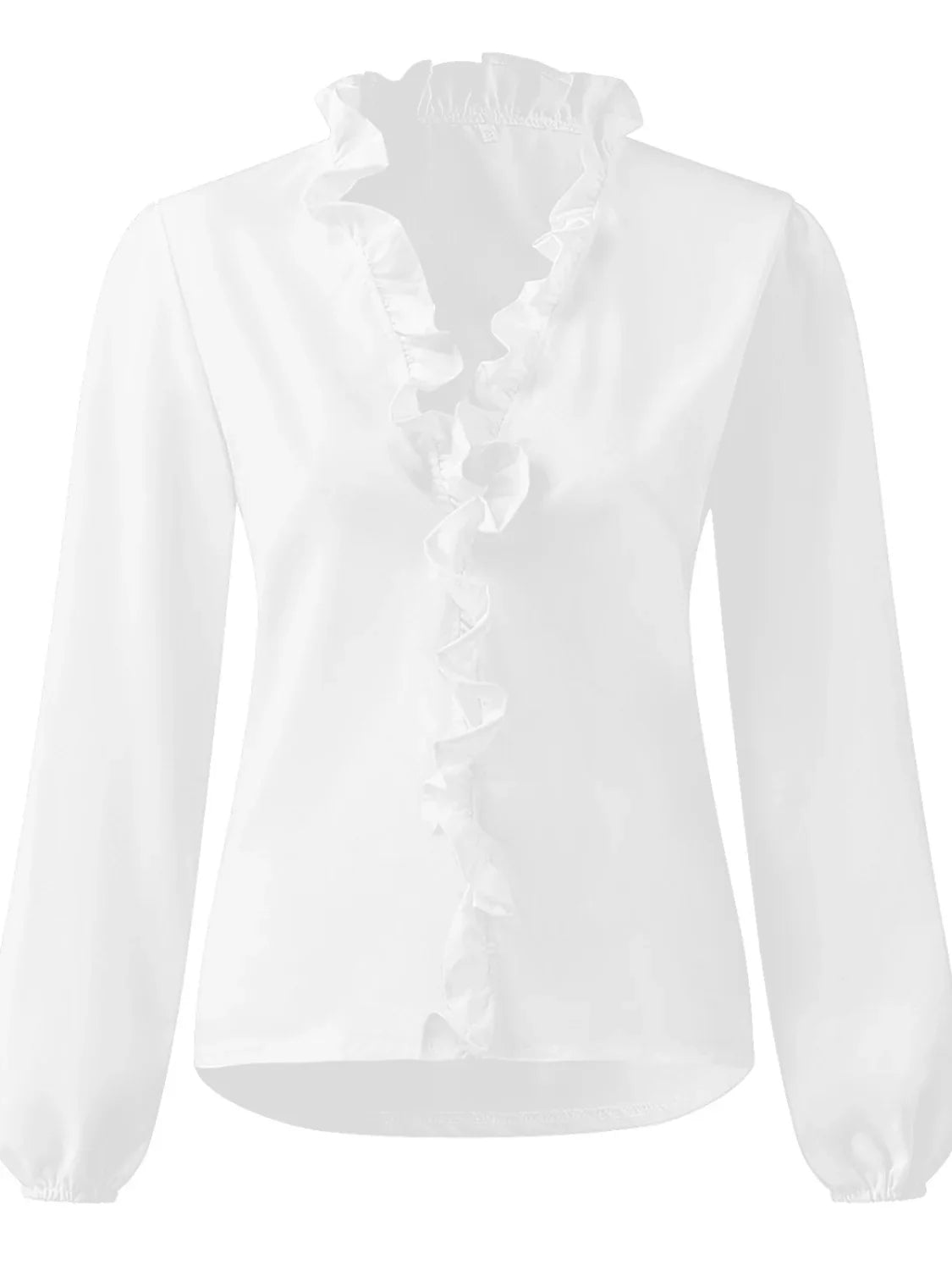 Maisie | Ruffled V-Neck Blouse