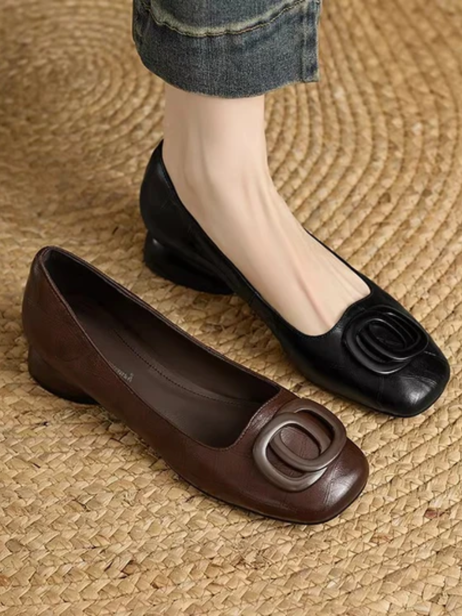 Vanessa | Genuine Leather Flats